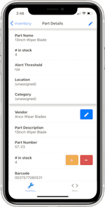 Fleet Parts Inventory Management